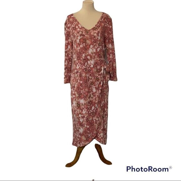 Nordstrom Collective Concepts pastel wrap dress L - Picture 1 of 6